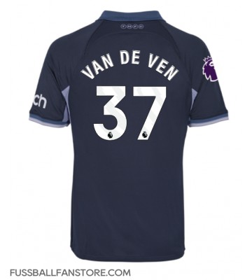 Tottenham Hotspur Micky van de Ven #37 Replik Auswärtstrikot 2023-24 Kurzarm